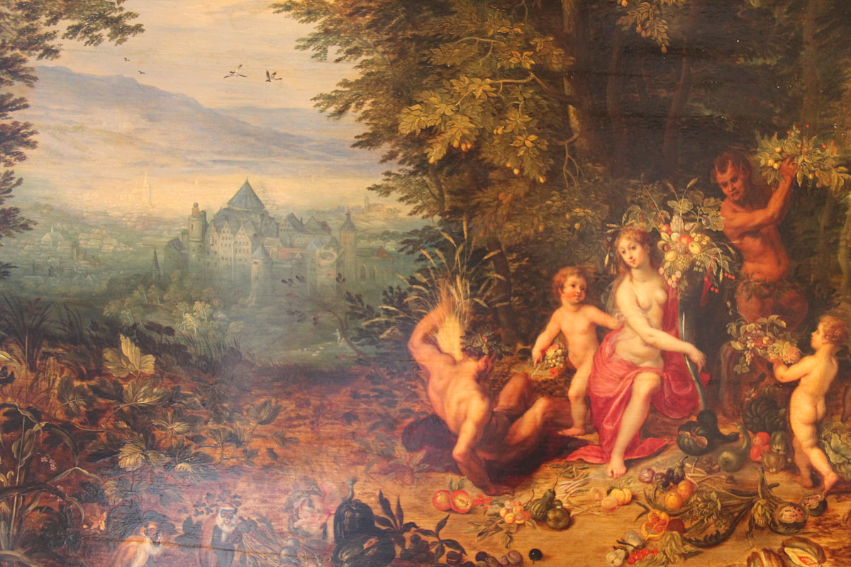 Brueghel, La Terre ou Céres, Allégorie de la Terre. Musée de l'Echevinage à Saintes.